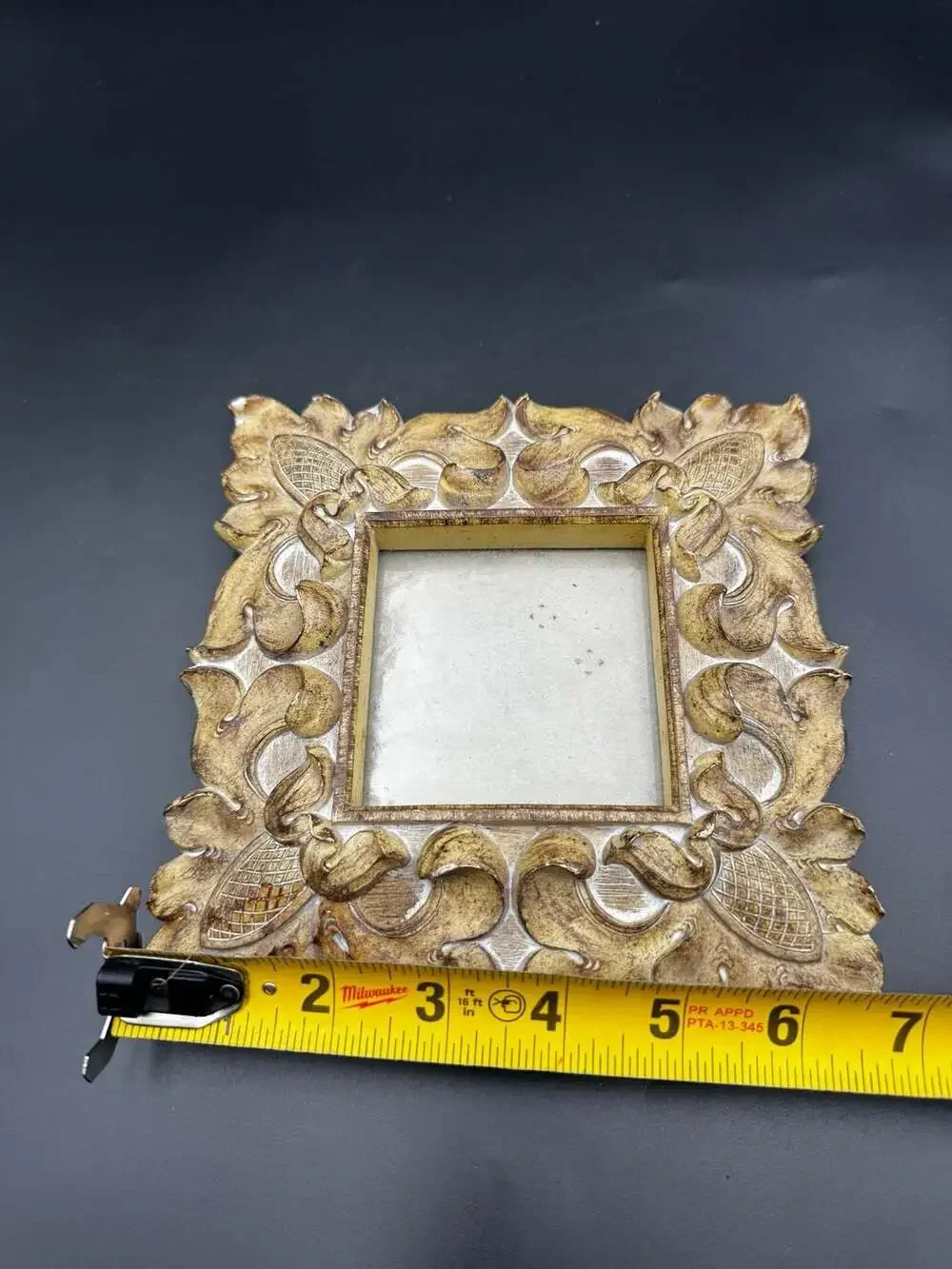 Ornate Baroque Style Square Picture Frame 6x6 Inch